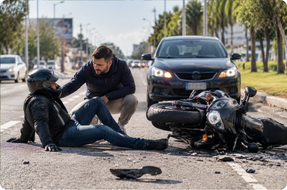 Motorcycle Accident situations that can raise different questions